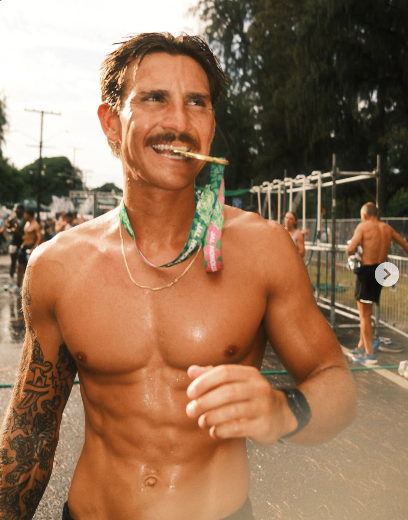 Matt Caputo after an outdoor endurance event